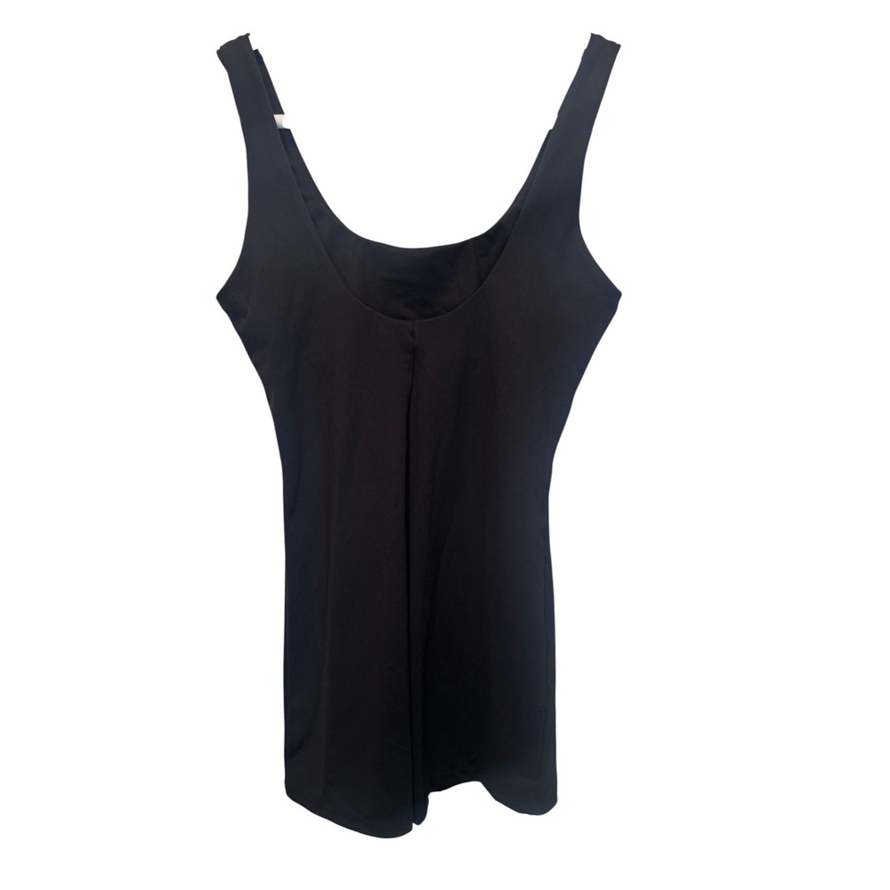 Automet Womens Black Knit Sleeveless Romper Bodysuit Size M New